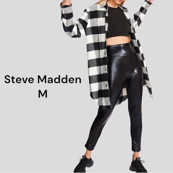 NWT Steve Madden the skinny dip leggings black M - Picture 1 of 8